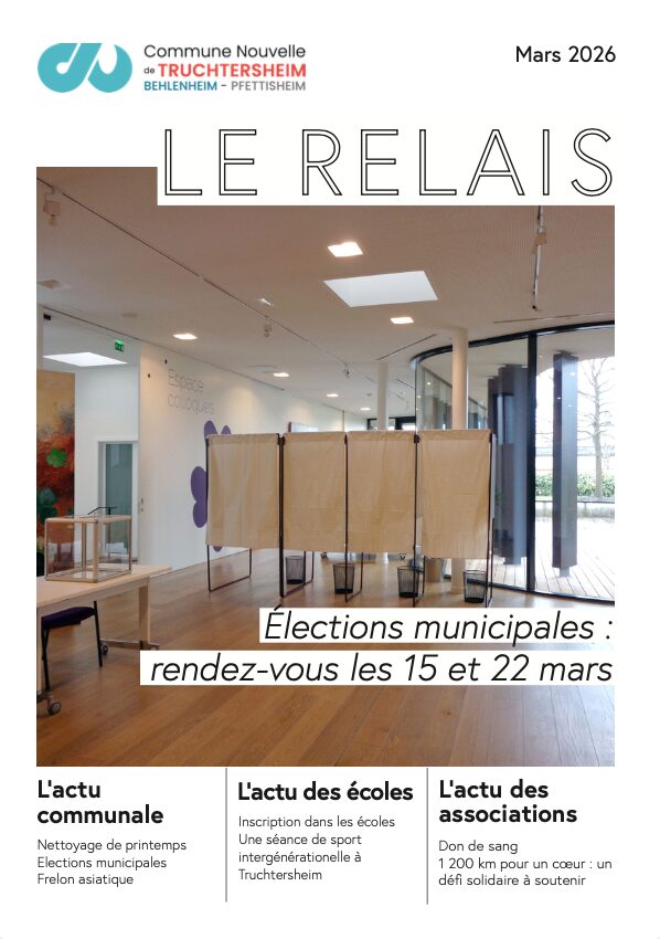 Isoloirs des élections municipales de mars 2026, couverture bulletin municipal